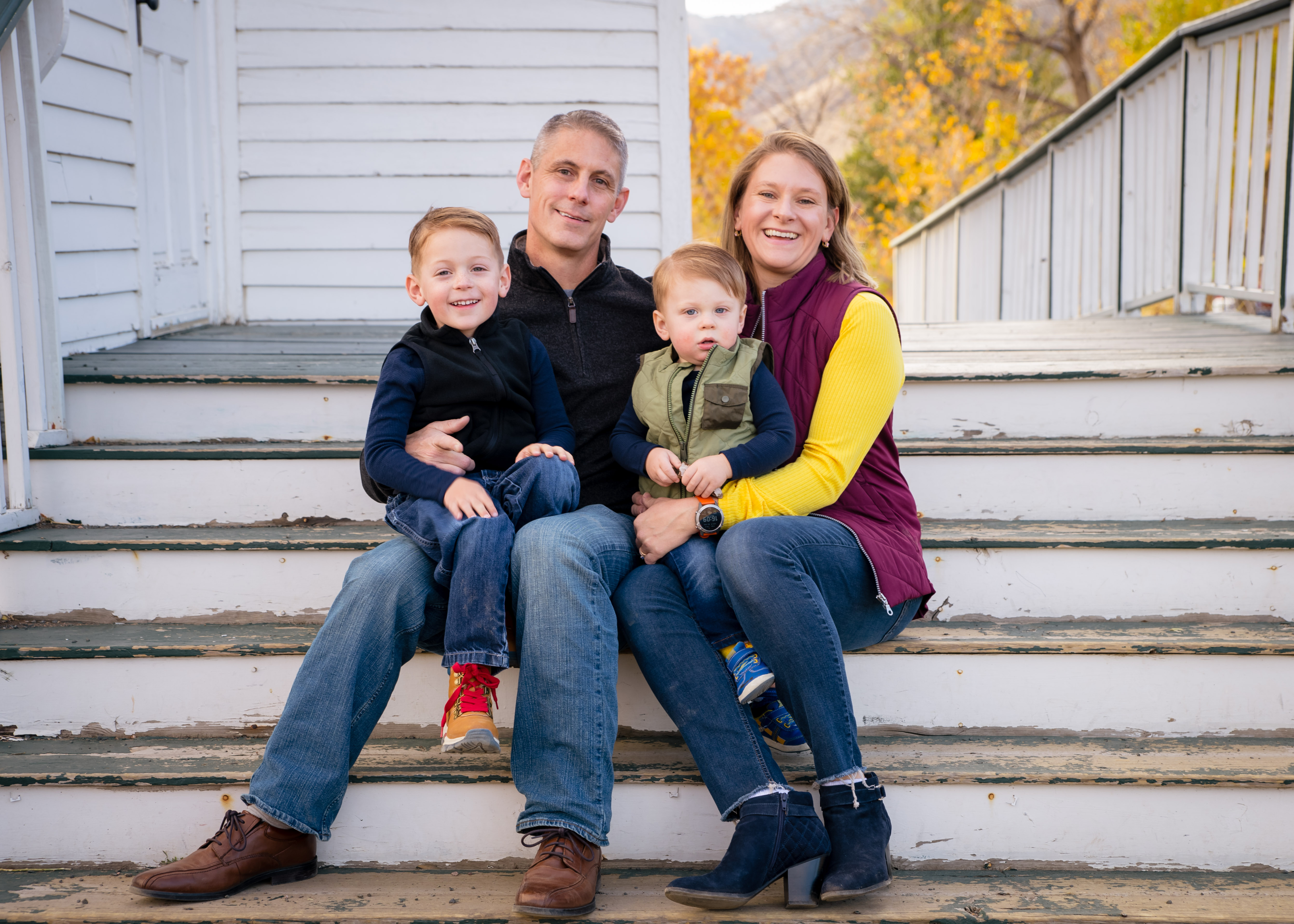 Family photo of me with my family in Colorado